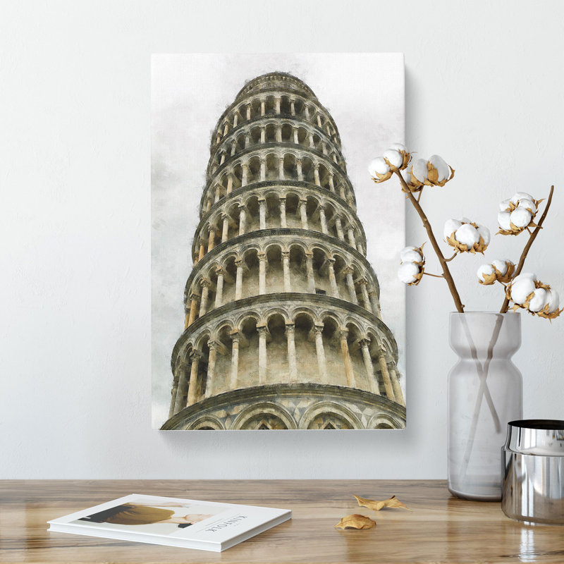 Leaning Tower Of Pisa Vol.1 - Wrapped Canvas, 76cm H x 50cm W x 3cm D