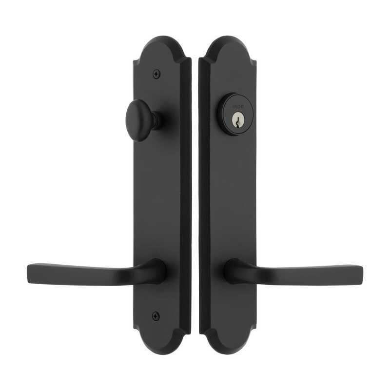 Ensemble de grandes assiettes à dôme en fer avec levier Lance Ageless, Gauche, 2 3/8"