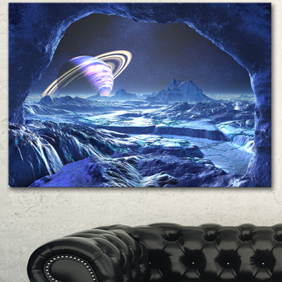 " Electric Blue Alien World "