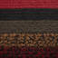 Tapis en coton tressé à motif géométrique rouge / noir / gris Amadeu-1121942181