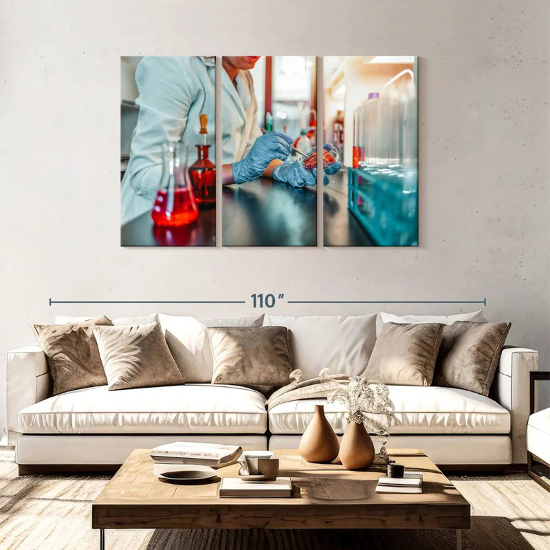 Keiri Laboratory, 48" H x 74" W