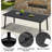  8 - Person Metal Patio Diining Set With Foldable Chairs And Umbrella Hole-244615763-244615760