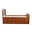 Orisfur. Lit plateforme simple en bois massif avec 6 tiroirs-400051403