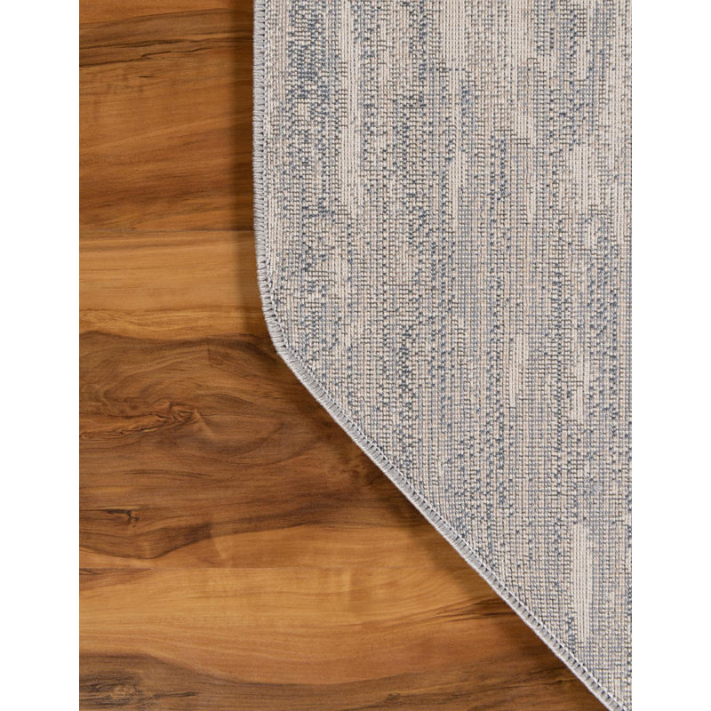 Abstract Indoor Rug, Octagon 7'