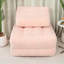 Fauteuil à billes 70,8 po en velours côtelé pour salon, chambre à coucher et dortoir, petit canapé douillet et moelleux - rose-498497016