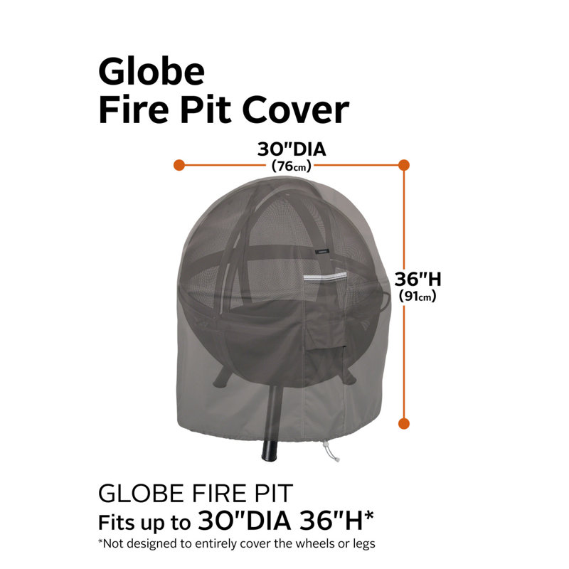 Jaylon Fire Pit Cover - Fits up to 30''