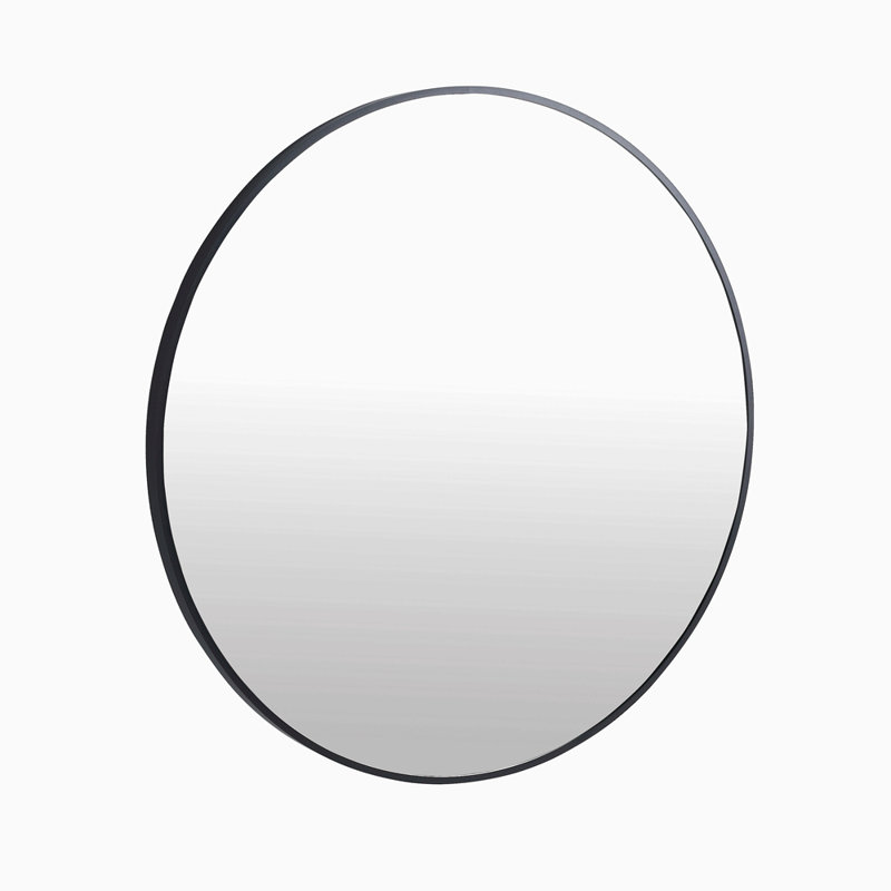 Cadre de salle de bain en aluminium, 32,12 po x 32,12 po, Rond