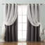 Paire de rideaux obscurcissant Tulle-20297532-20452293