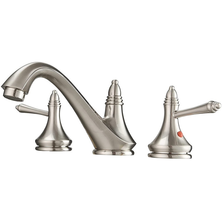 Widespread 2-handle Bathroom Faucet with Drain Assembly