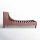 Helaina Upholstered Wingback Bed