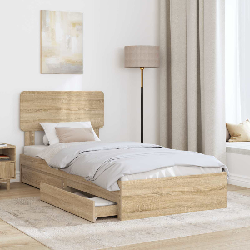 Bed, Sonoma Oak, Small Single (2'6)