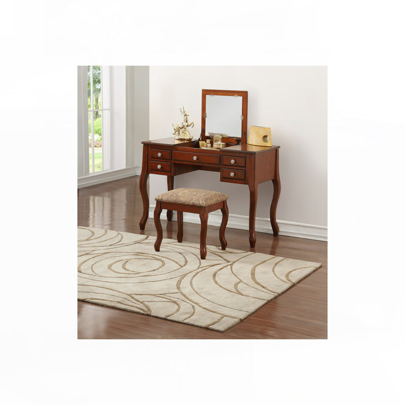 Ensemble de coiffeuse classique, Cerisier