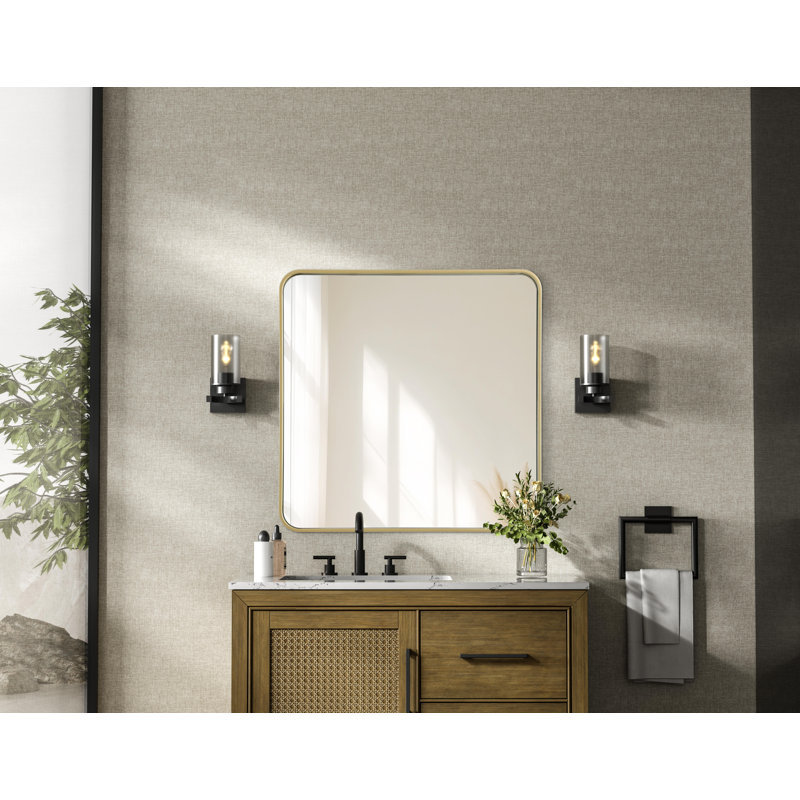 Miroir Erath, 30 po x 30 po, Laiton