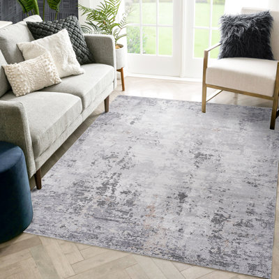 Tapis 6X9 / sable - Pour animaux de compagnie, sans perte de poils, rehausse le décor du salon, pour la chambre à coucher et le bureau personnel