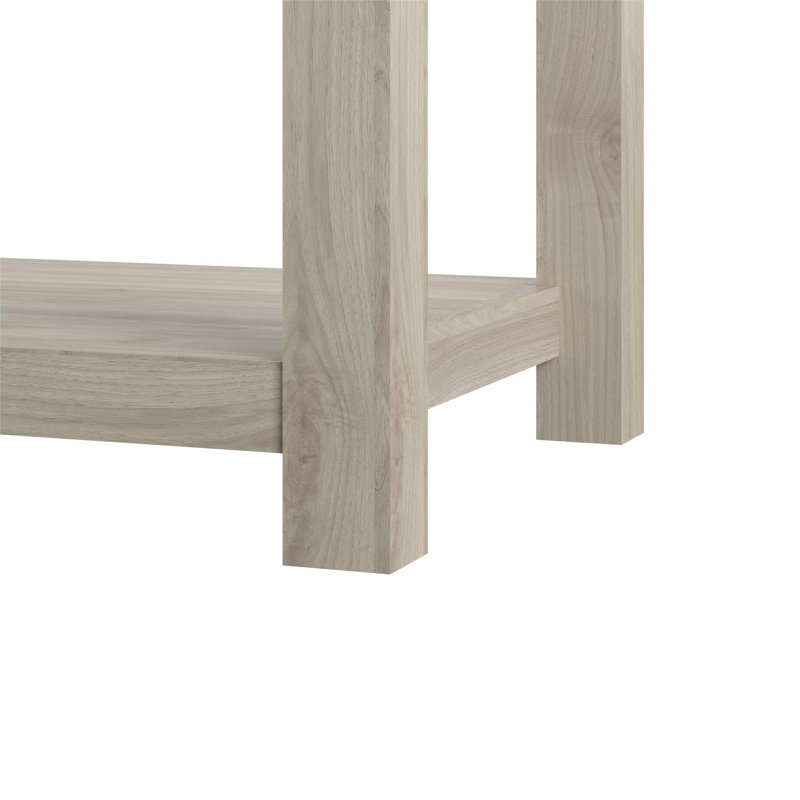 Sierra Ridge Levi Light Walnut Laminated Nightstand for Kids