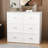 Space-Saving White Murphy Bed With Storage And Built-In Power Strip