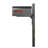 Titan Steel Curbside Mailbox W/Wellington Post