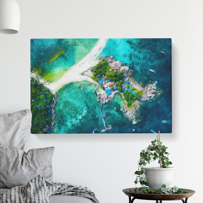 Koh Pha- Ngan in Ko Tao Thailand - Wrapped Canvas Photograph - Wrapped Canvas, 35cm H x 50cm W x 3cm D