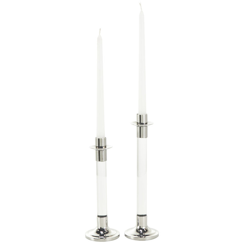 11'' H Stainless Steel Tabletop Candlestick