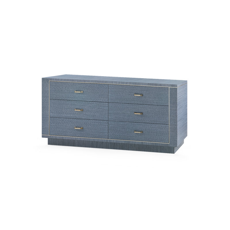Ethan 6 - Drawer Dresser, Navy Blue