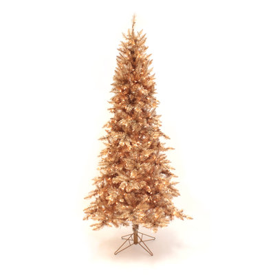 Lighted Artificial Pine Christmas Tree