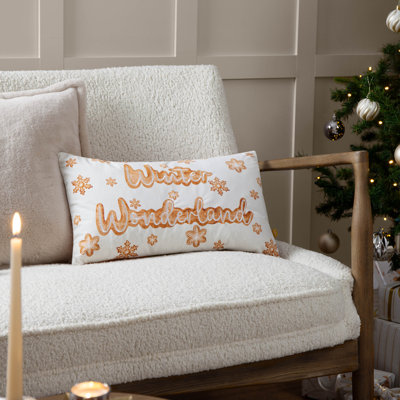 Gretel Winter Wonderland Abstract Rectangular Throw Cushion