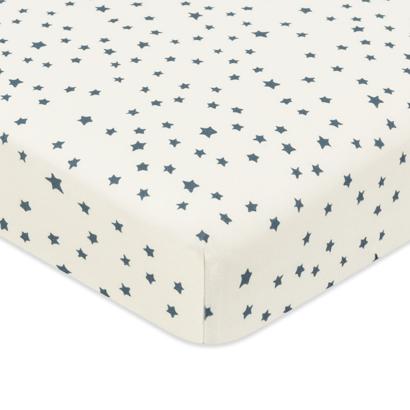 Mini Crib Sheet in GOTS Certified Organic Brushed Cotton