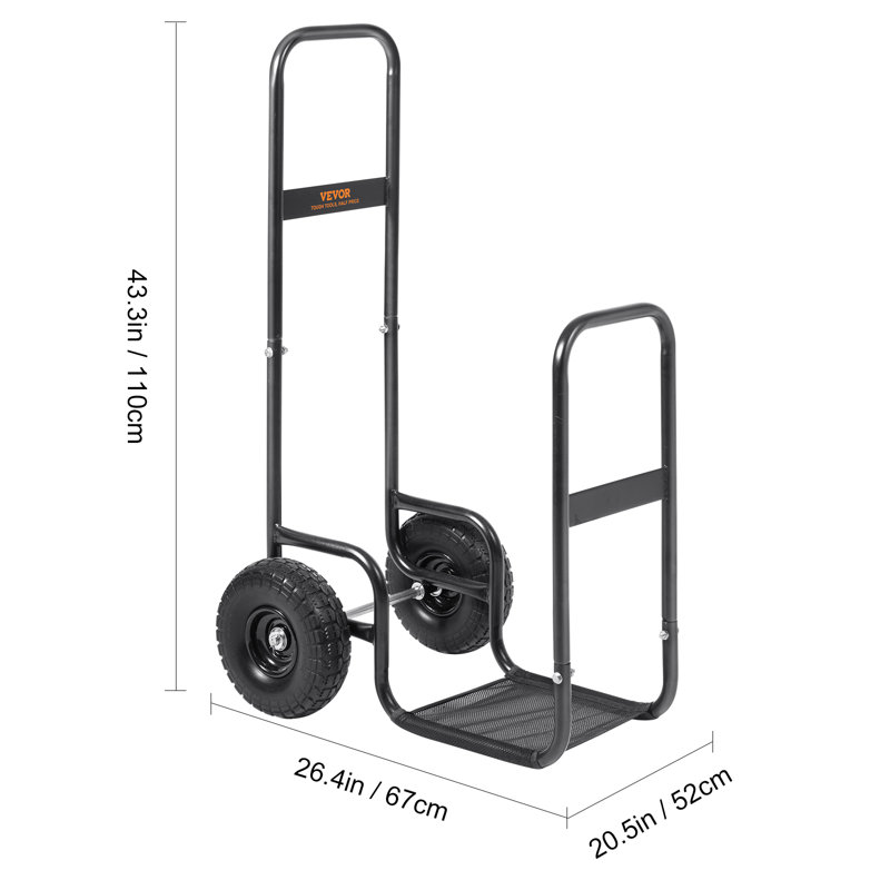 Hillory 20.5'' W Metal Log Rack