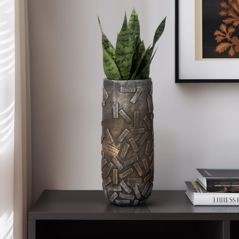 Vase en céramique 15 "Samson, H 19 po x l 8 po x P 8 po