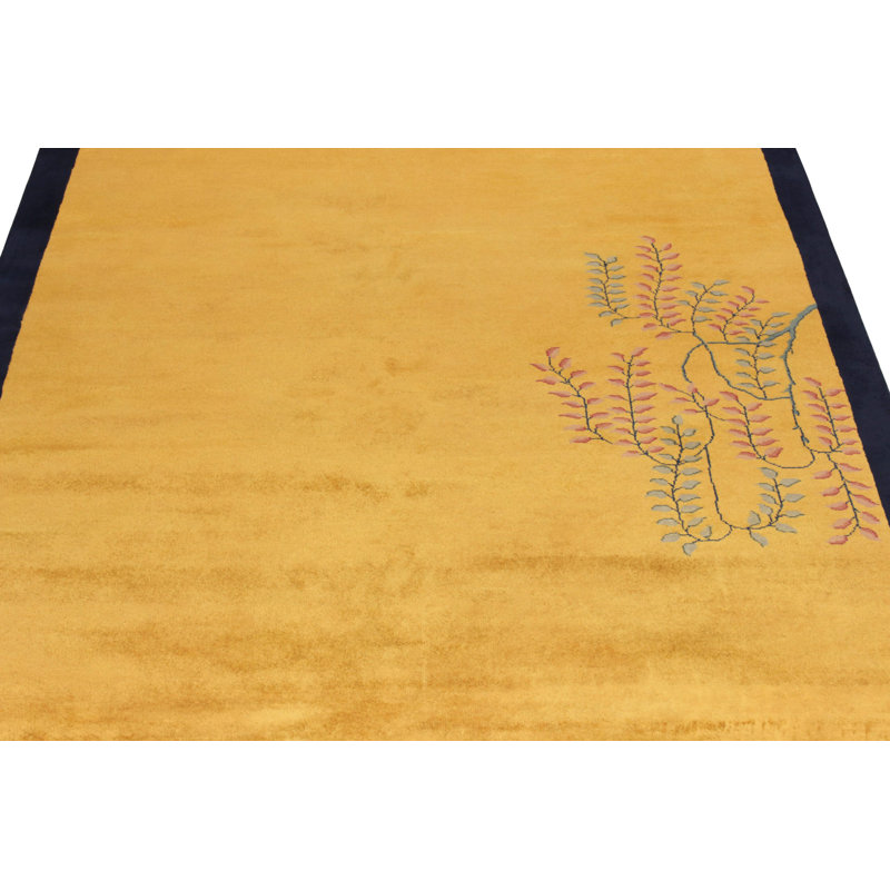 One-of-a-Kind 6'3" x 9'5" Hand Knotted Area Rug