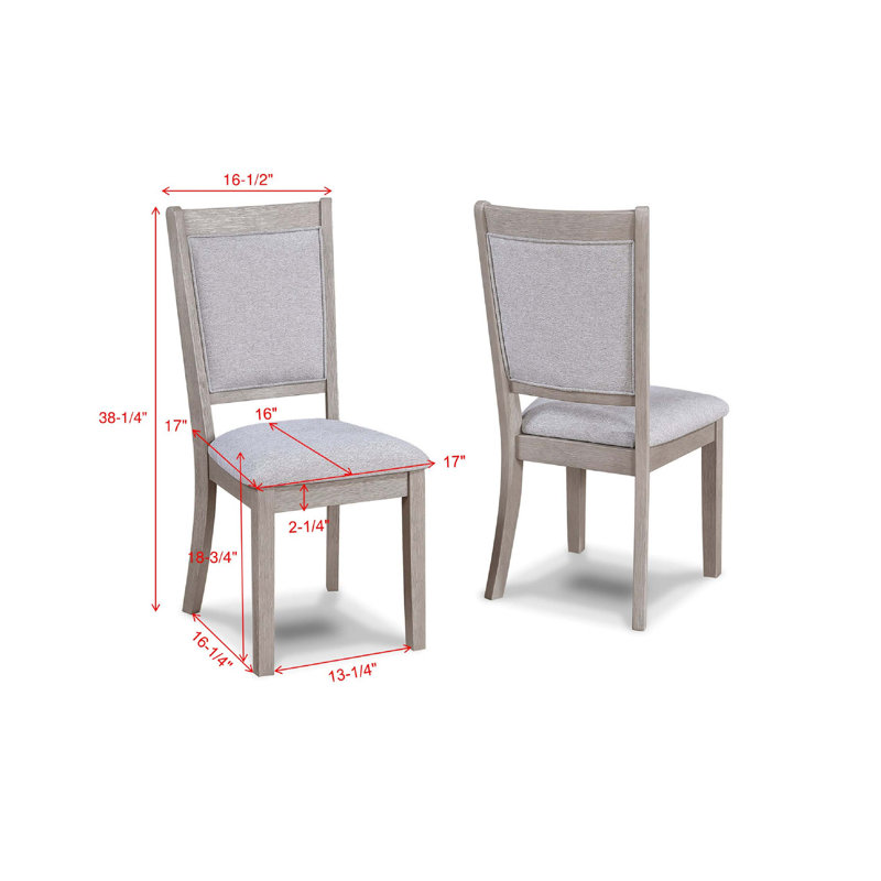 Ensemble de salle à manger 5 pièces, chaises rondes rembourrées