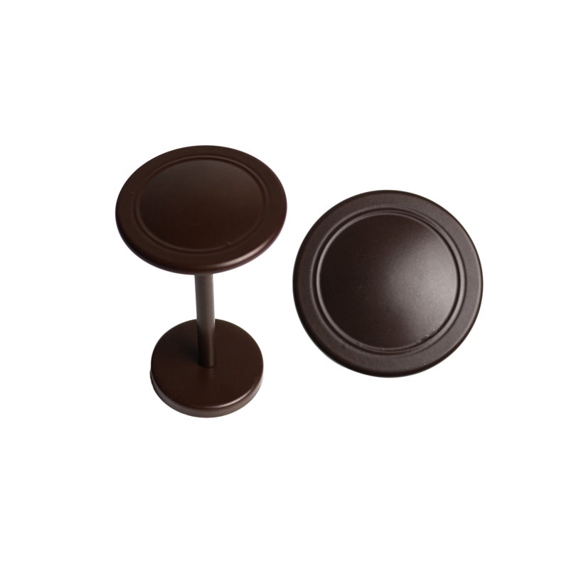 Retenue de rideau à bouton médaillon, Bronze