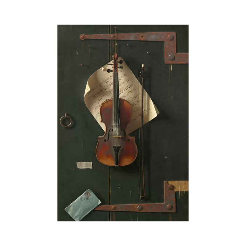 The Old Violin by William Michael Harnett - Wrapped Canvas Print, 66.04 cm H x 45.72 cm W x 1.91 cm D