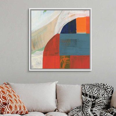 " Blue Orange III " Painting Print