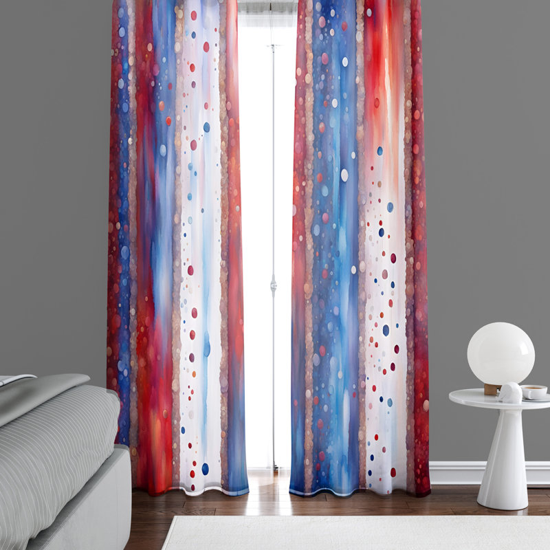 Paire de rideaux semi-transparents en polyester Anivk, L 20 po x L 82 po