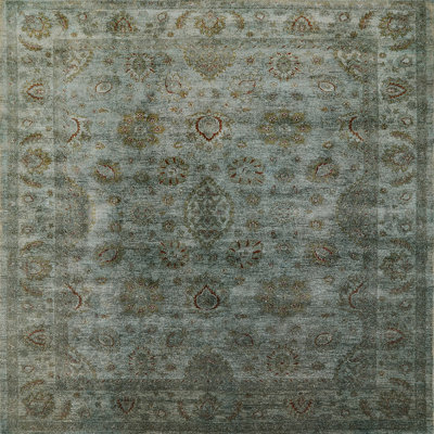 Tapis vert olive Roquefort
