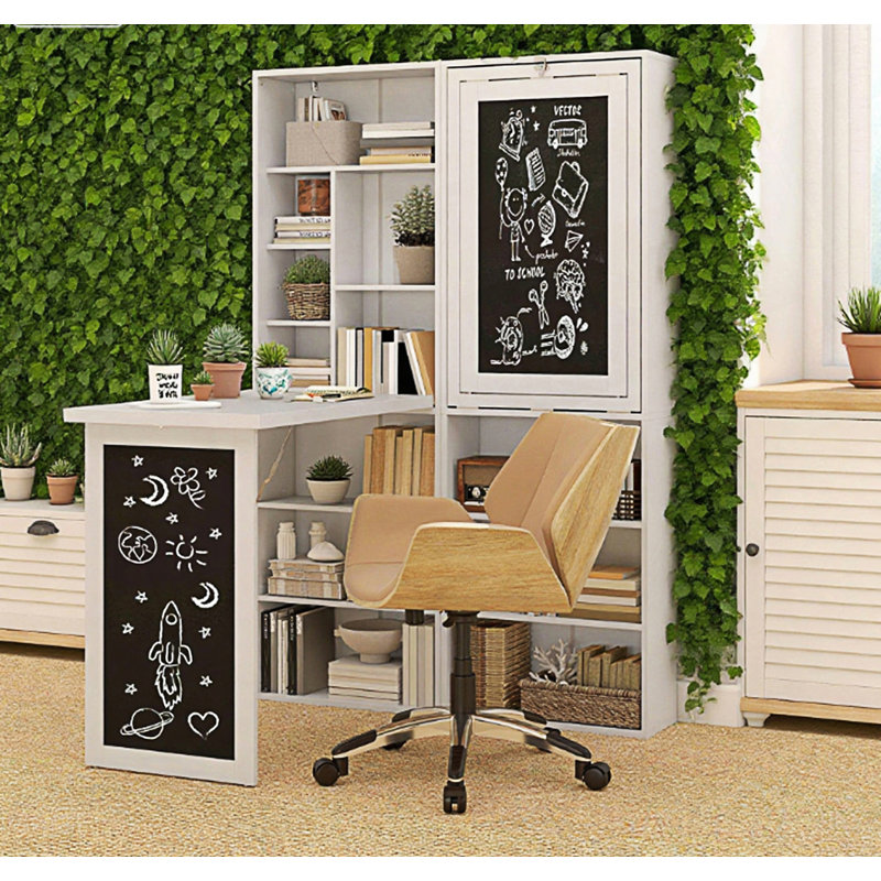 Bureau d'ordinateur pliable, bureau d'ordinateur mural
