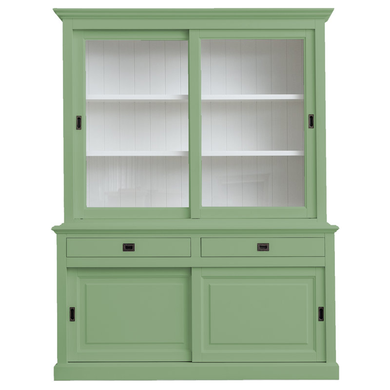Emilia China Cabinet, Pale Green