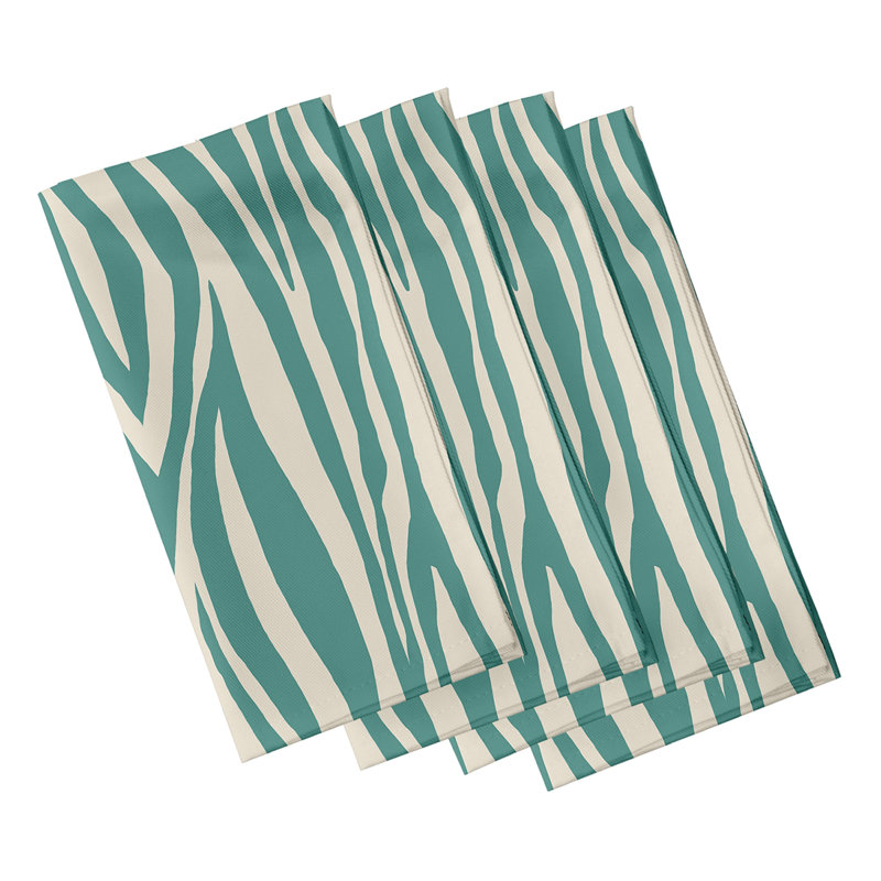 Kusiak Polyester Modern & Contemporary Napkins, Green