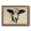 «Charcoal Cow II», reproduction sur toile encadrée-114042546