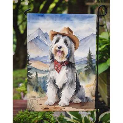 Drapeau Cowboy Welcome Garden