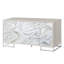 Console élégante avec peinture et rangement à 4 compartiments, 65 po Large et ajusté - Rehausseur d'espace