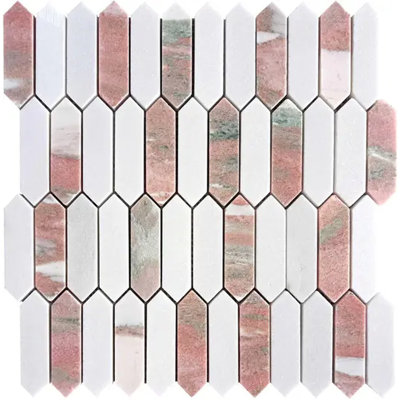 Carrelage mosaïque 12 po x 12 po Rosendal Thassos, Norvège
