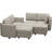 Teangela 90.2'' Variable Sectional Module Love Shaped Upholstered Couch Velvet Sofa with Storage-33614273
