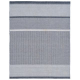 Meraki 01 Hand Loomed Area Rug in Silver/Gray