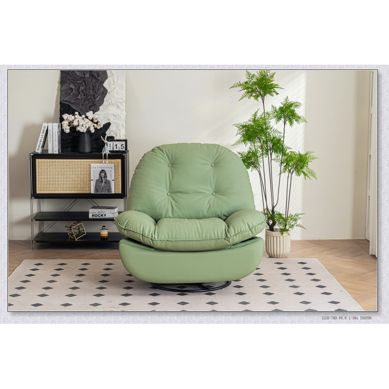 Power Recliner Swivel Glider With USB Charger And Bluetooth Music Player For Sleep, Work, And Leisure, Green