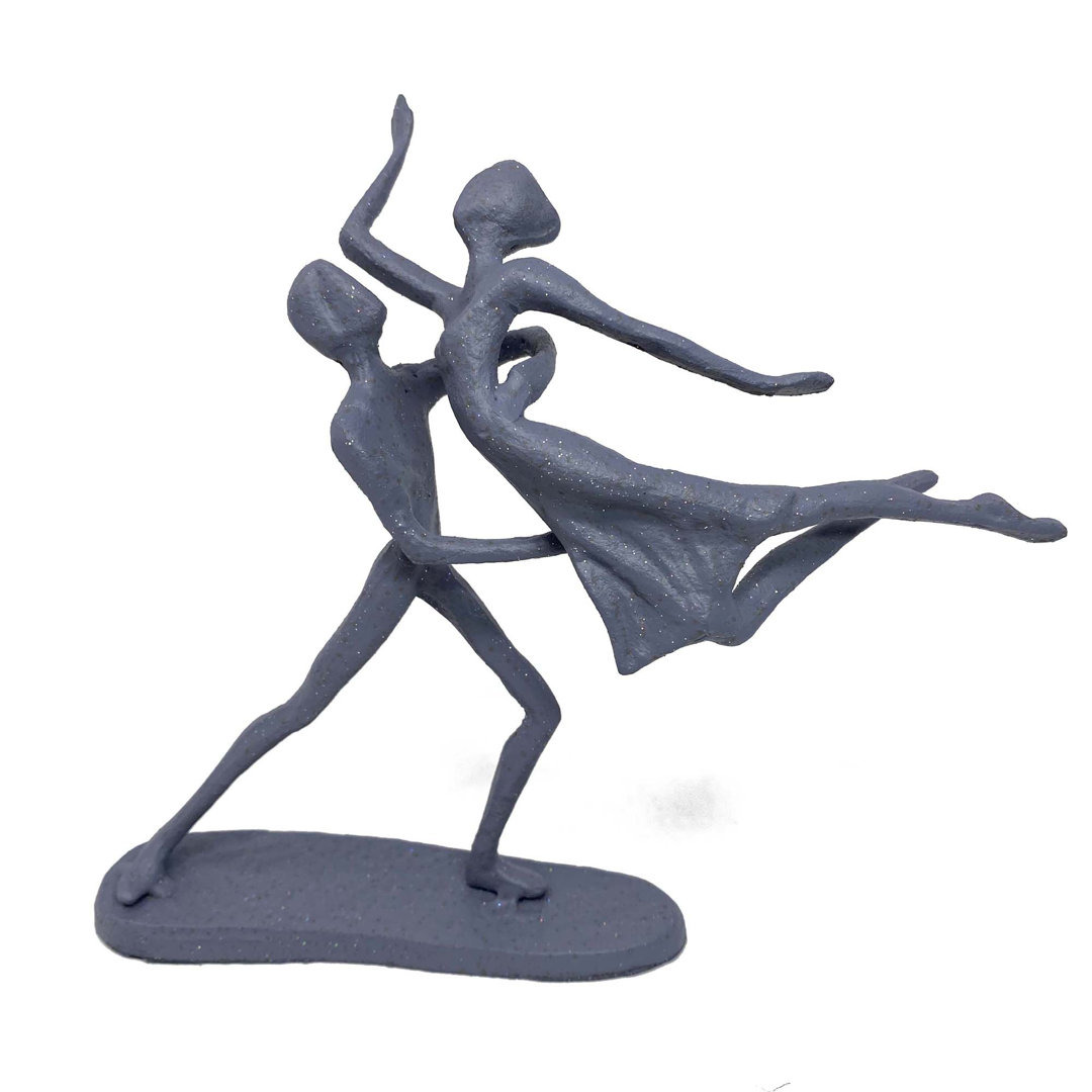 Zeke Dancing Couple in Lift Iron Figurine 17cm