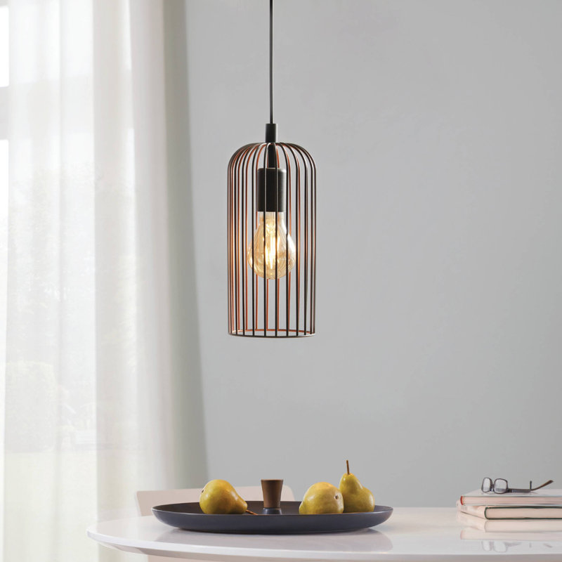 Boddie 1 - Light Black Cylinder Pendant