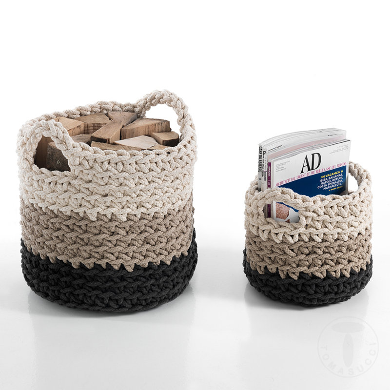 Tomasucci Fabric Decorative Basket