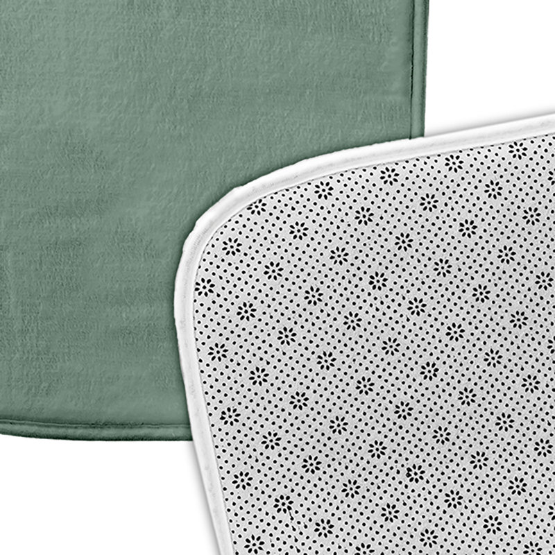 Tapis de bain Compass, L 21 po x L 34 po, Vert